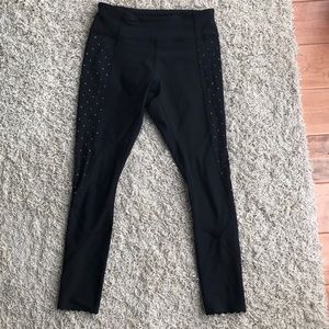 Lululemon Black running crops